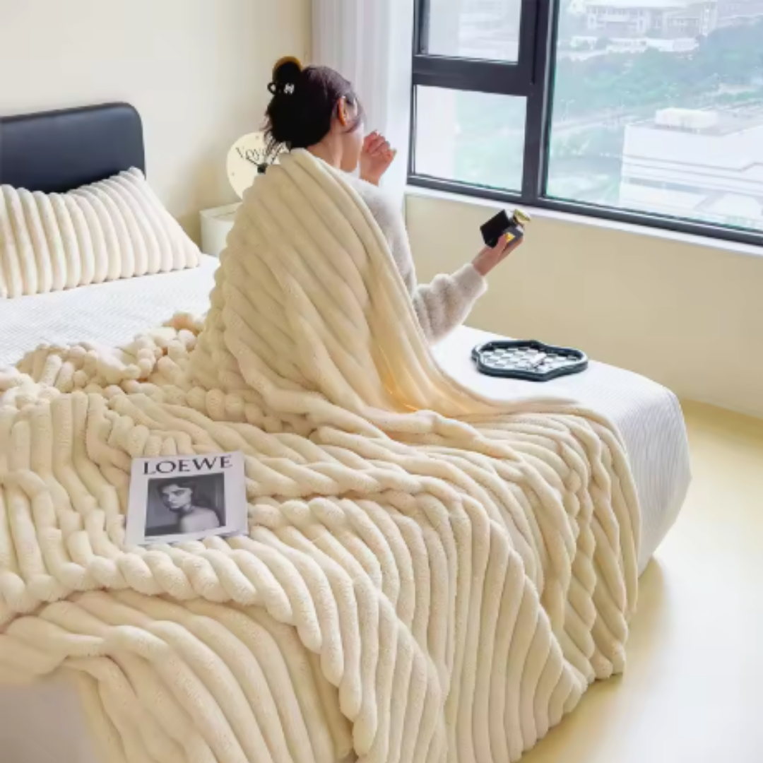 PlushRipple Blanket